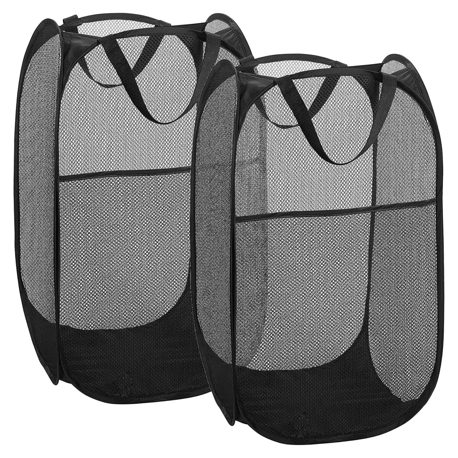 Cesta de Lavandería Plegable BENJUNC 58.4 cm 5 kg Azul/Negro