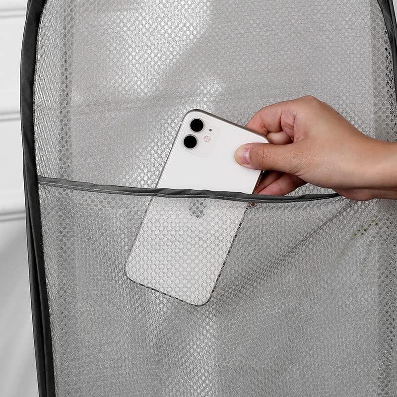 Cesta de Lavandería Plegable BENJUNC 58.4 cm 5 kg Azul/Negro