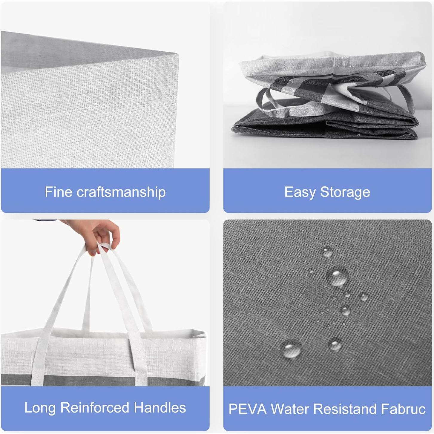 Cesto de Lavandería Colapsable UrbAmerican 75L Impermeable