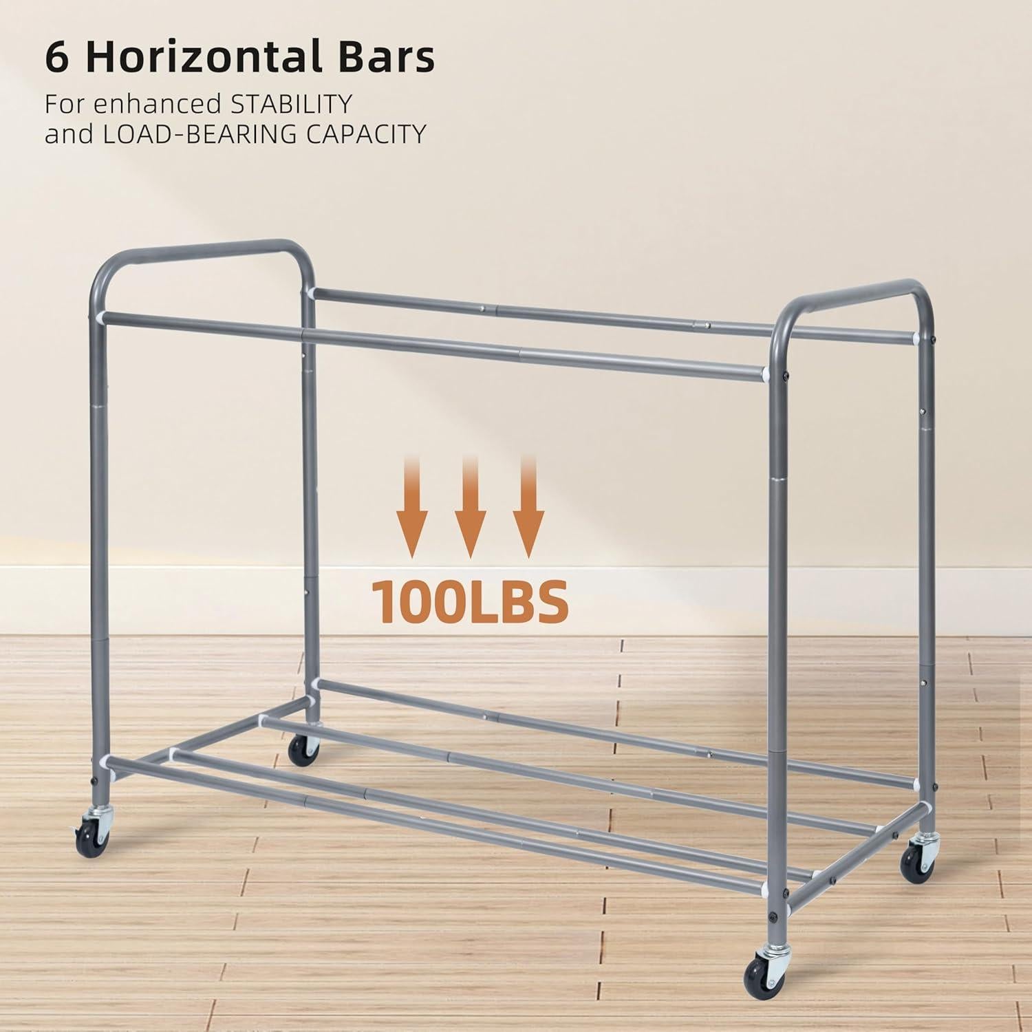 Clasificador de Ropa STORAGE MANIAC 4 Secciones 181L Gris