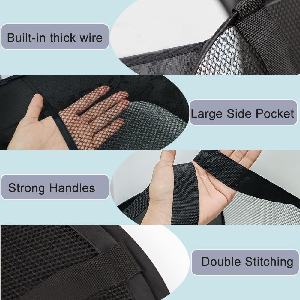 Cestas de Lavandería Larpur Pop Up 2 Piezas 81.4 L Gris Azul