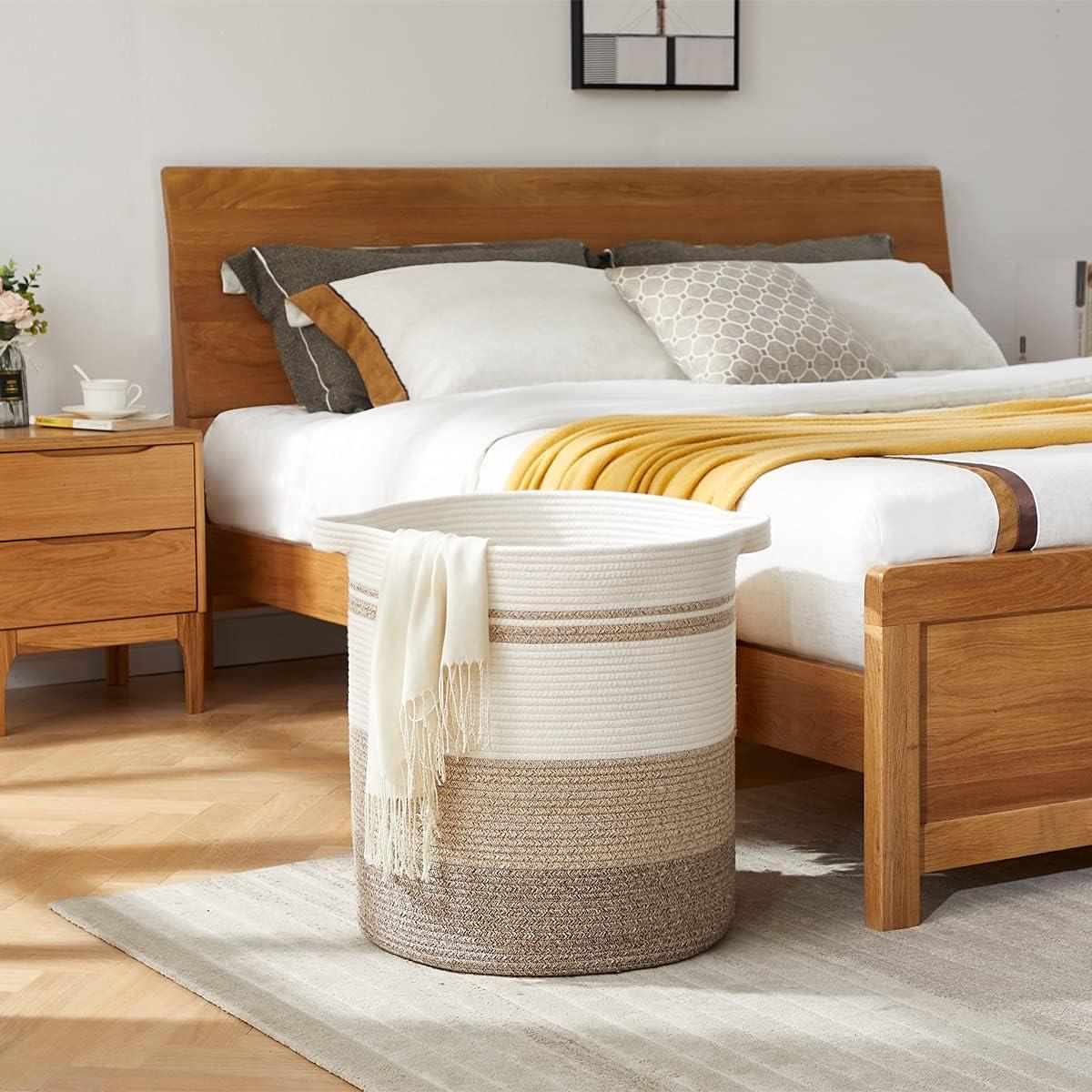 Cesta de Ropa Sucia OIAHOMY 80L Amarillo Gradiente 50.8x45.7cm