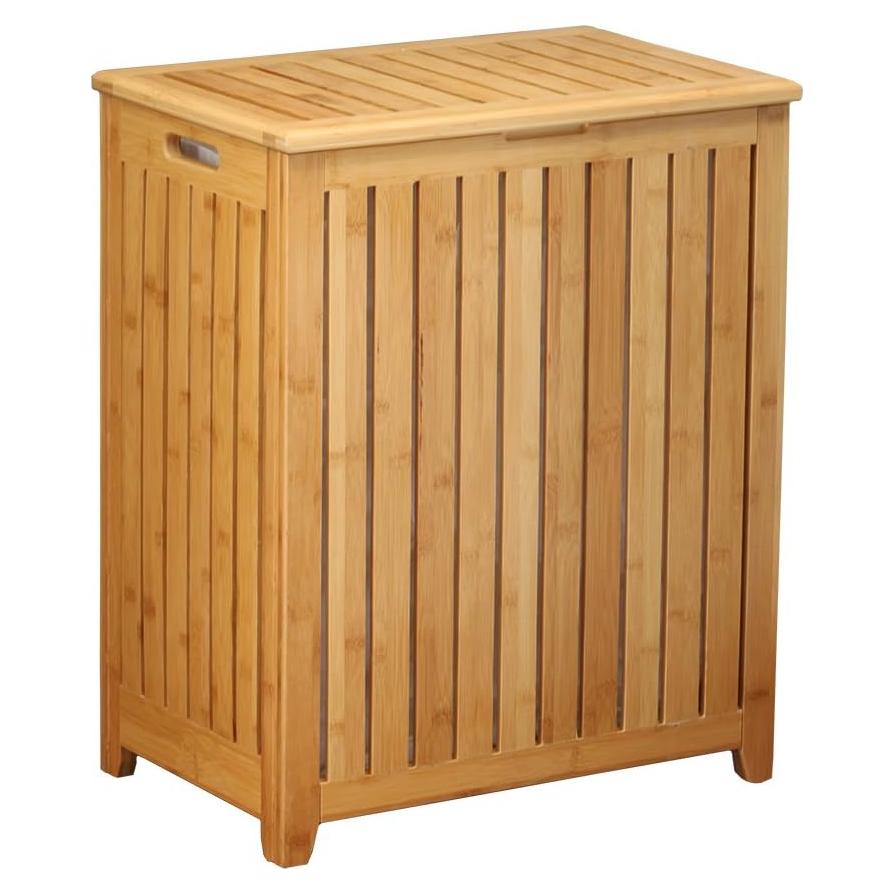 Cesta de Ropa de Bambú Oceanstar 65x50.8 cm Contemporánea