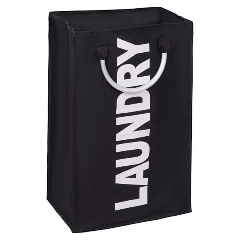 Cesta de Ropa Plegable Abuzhen Negra 53L Impermeable