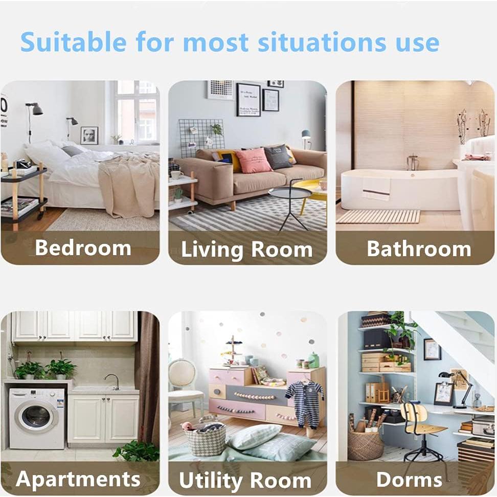 Cesta de Ropa Plegable Abuzhen Negra 53L Impermeable