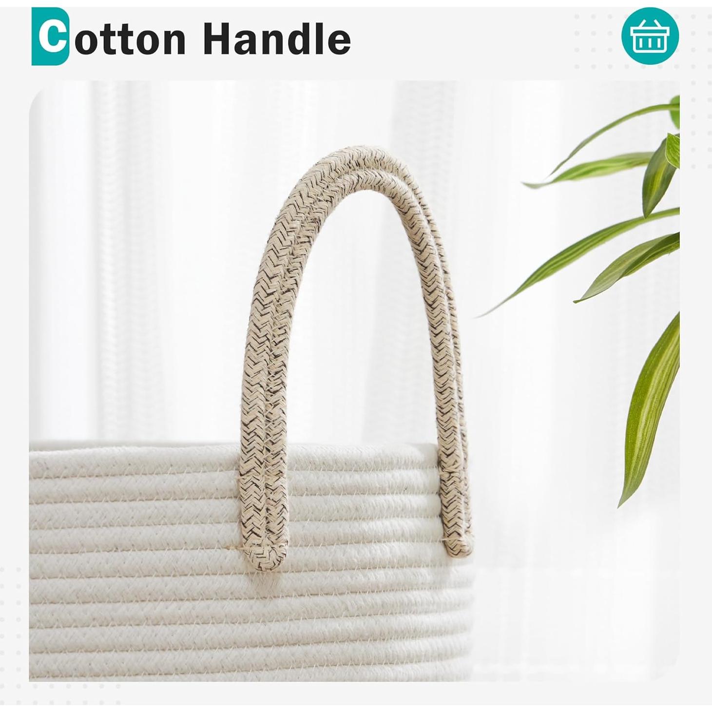 Cesta de Ropa Colapsable YOUDENOVA 58L Algodón Marrón