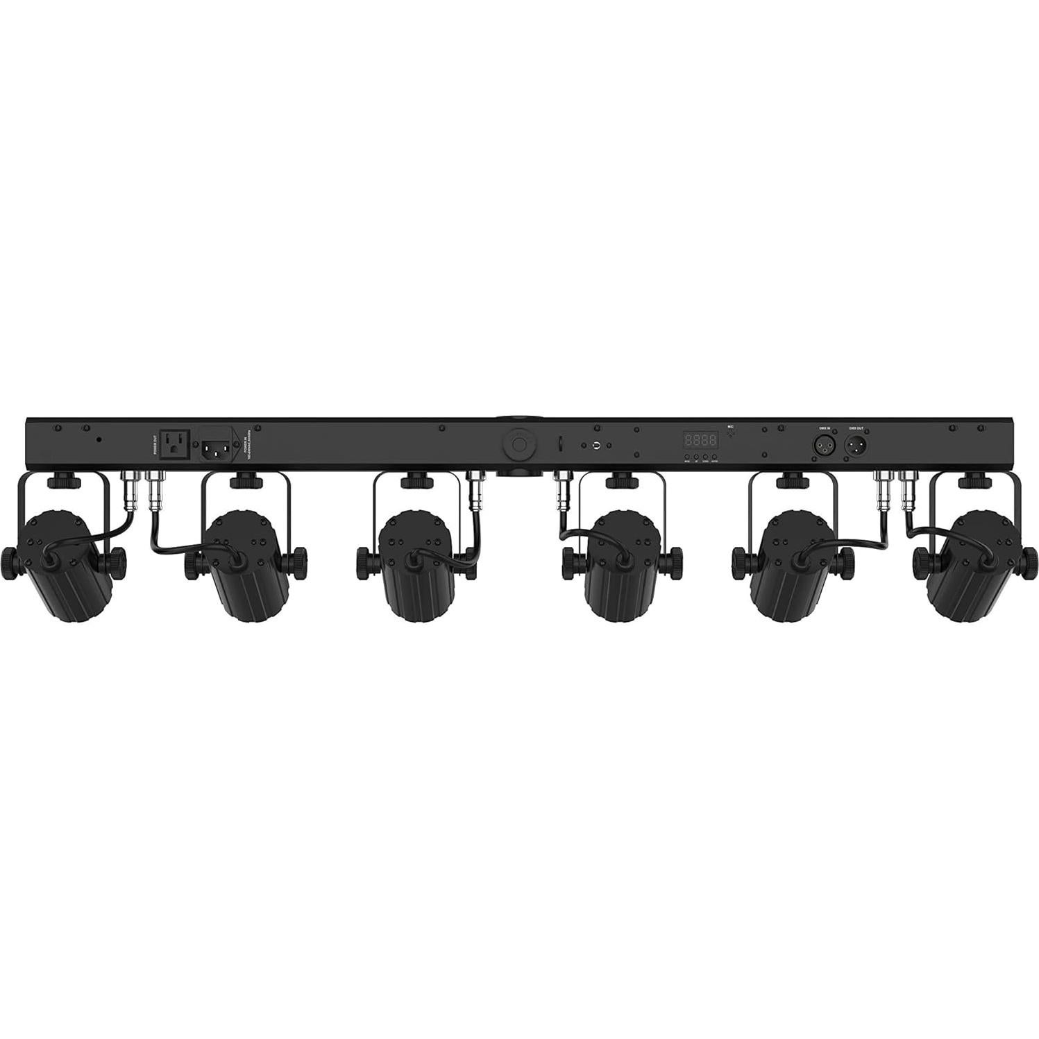 Iluminación LED Chauvet DJ 6Spot RGBW con 6 Cabezas Ajustables