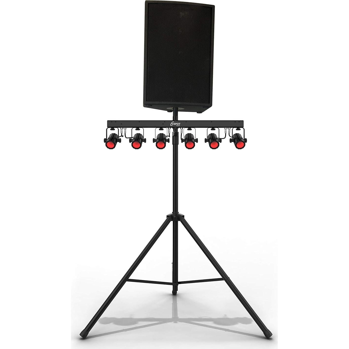 Iluminación LED Chauvet DJ 6Spot RGBW con 6 Cabezas Ajustables