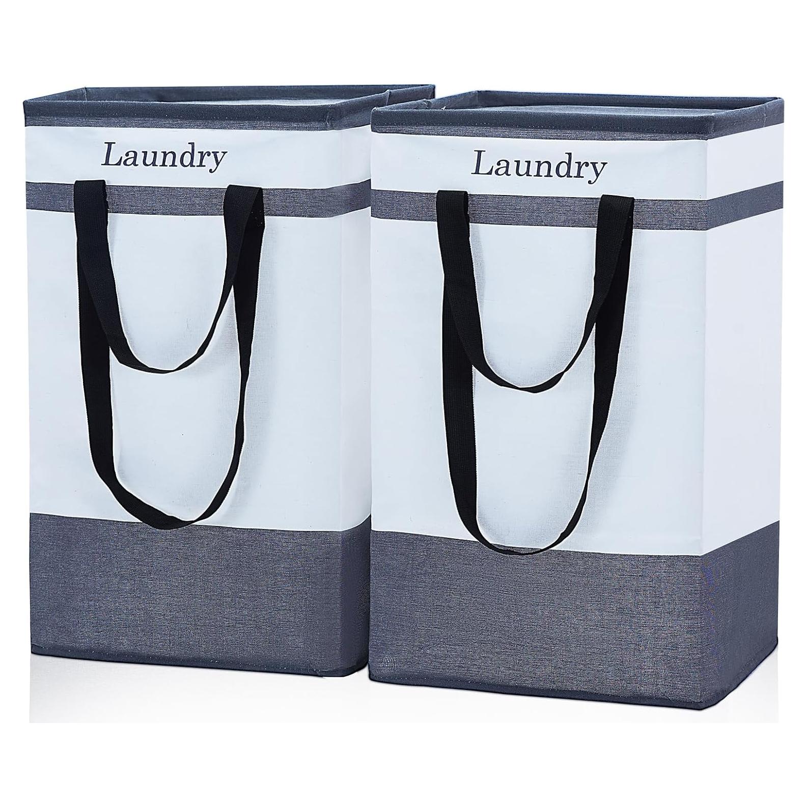 Cesta de Ropa Plegable FairyHaus 78L 2Pack Negra