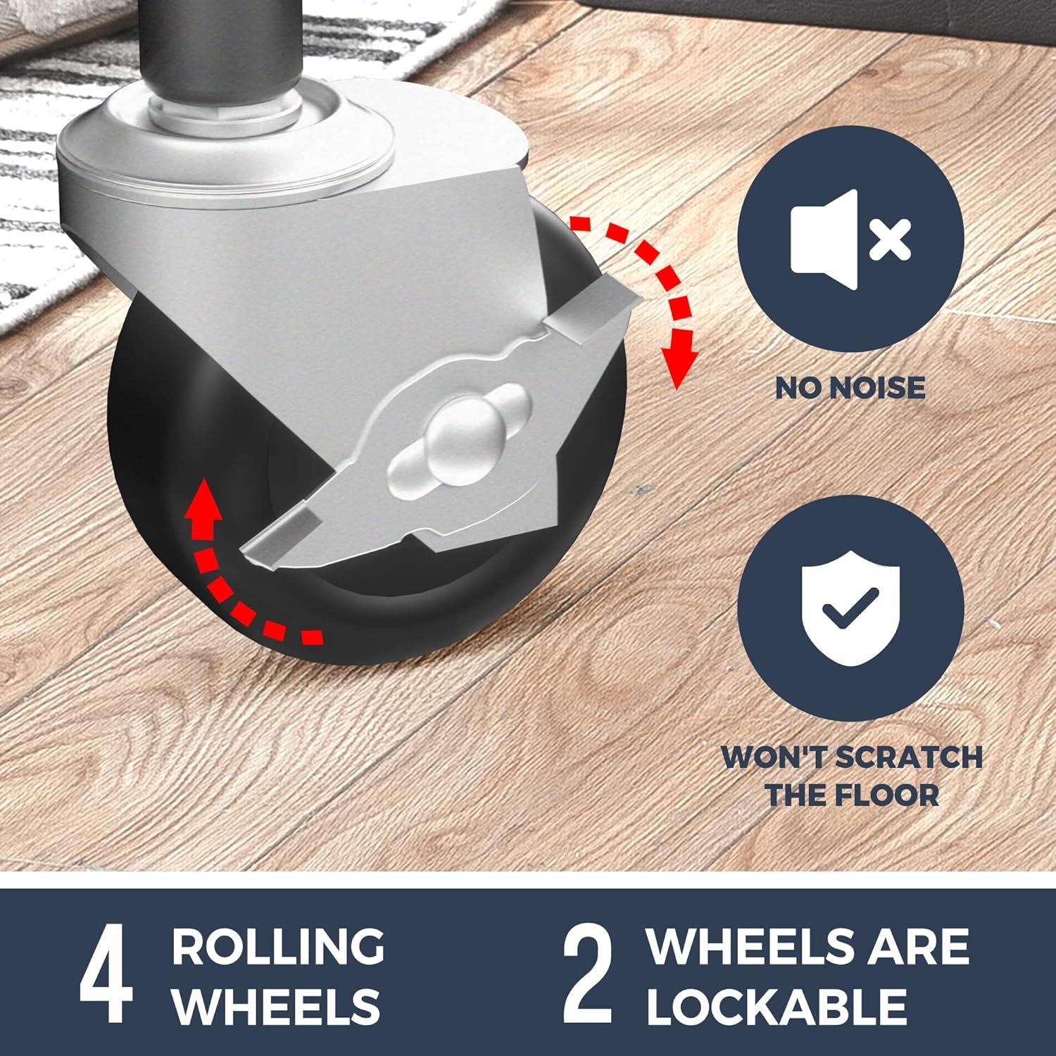 Clasificador de Ropa Rodante STO STO 3 Secciones Negro