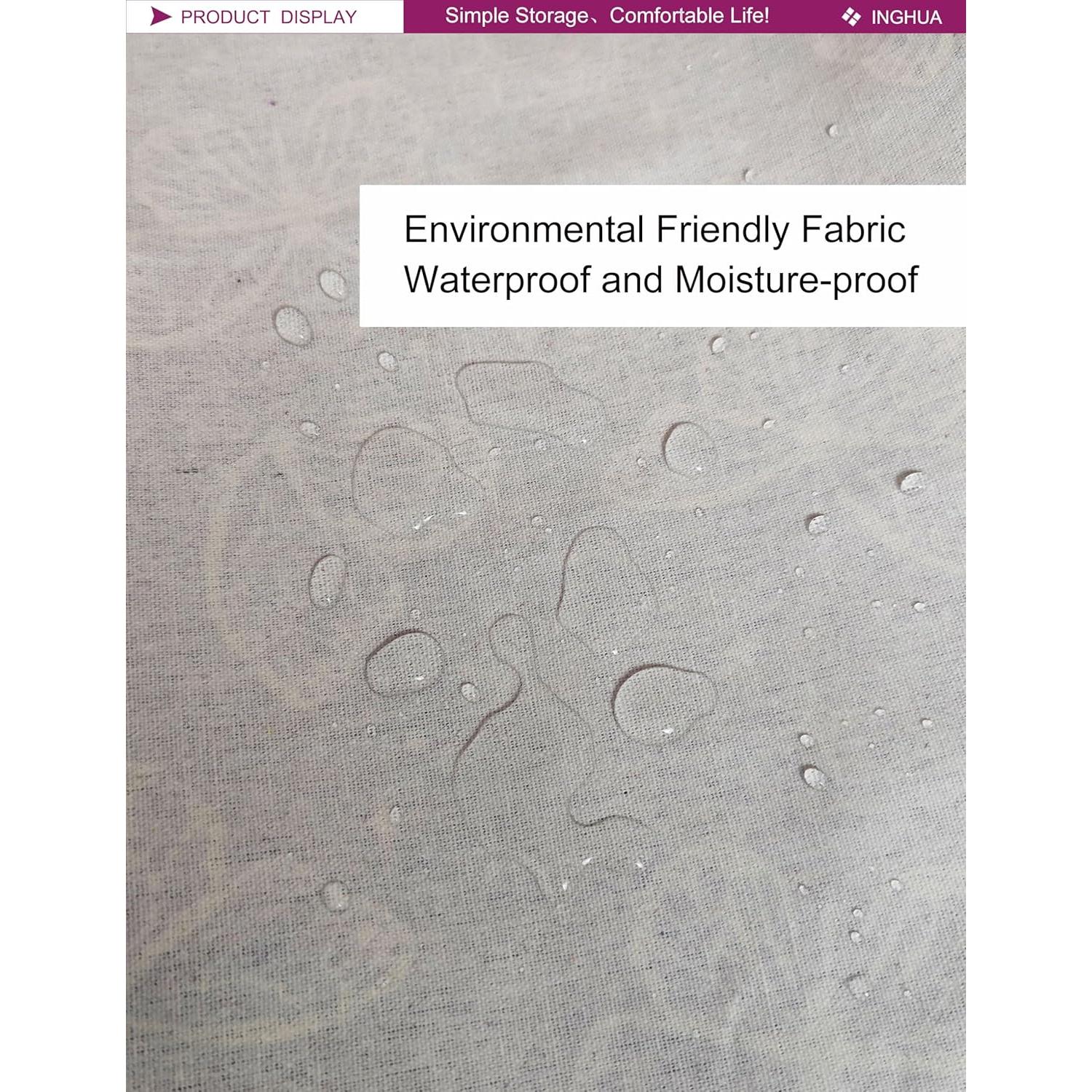 Cesta de lavandería grande INGUA 50L colapsable mariposa