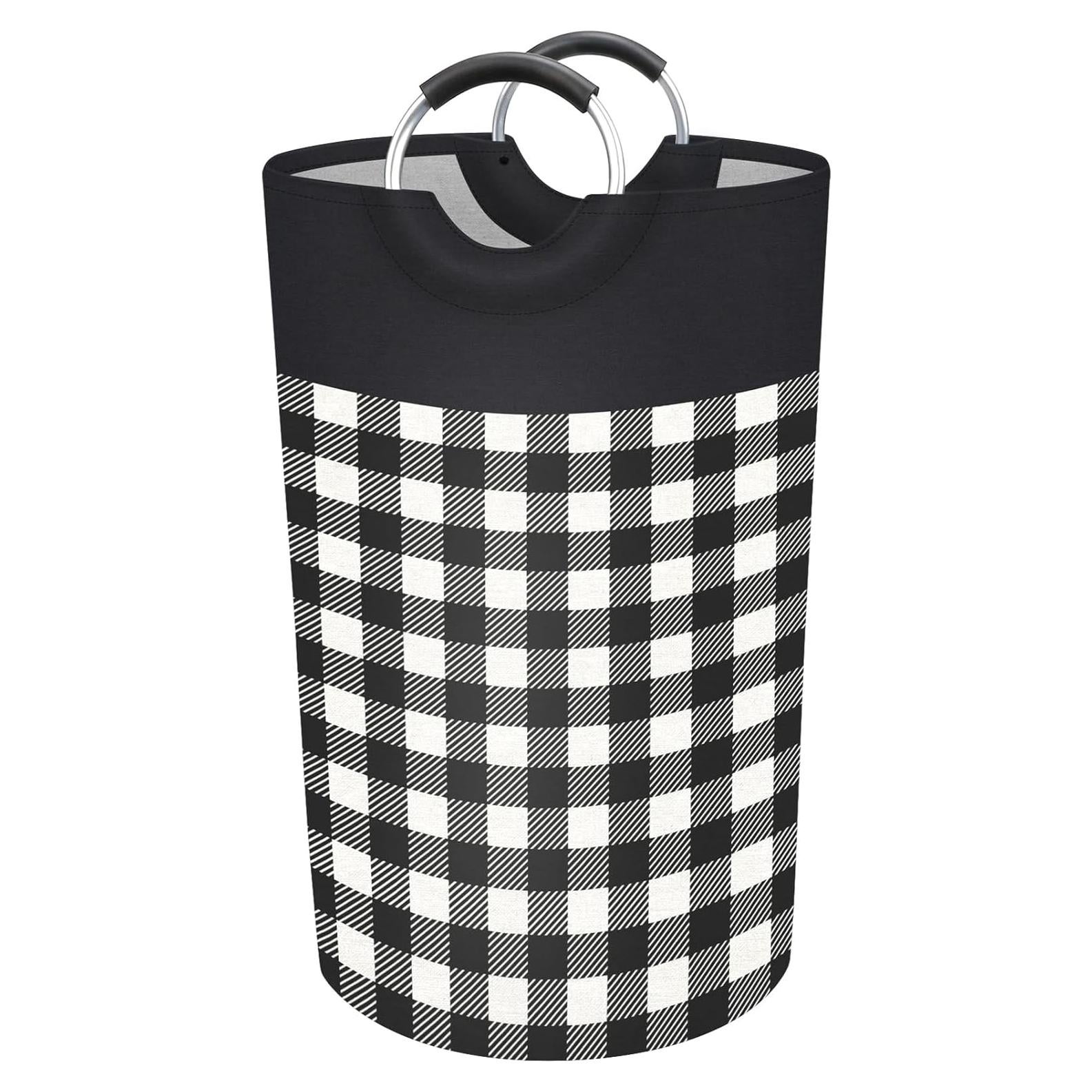 Cesta de Ropa Plegable BlissTotes 82L Negra Impermeable