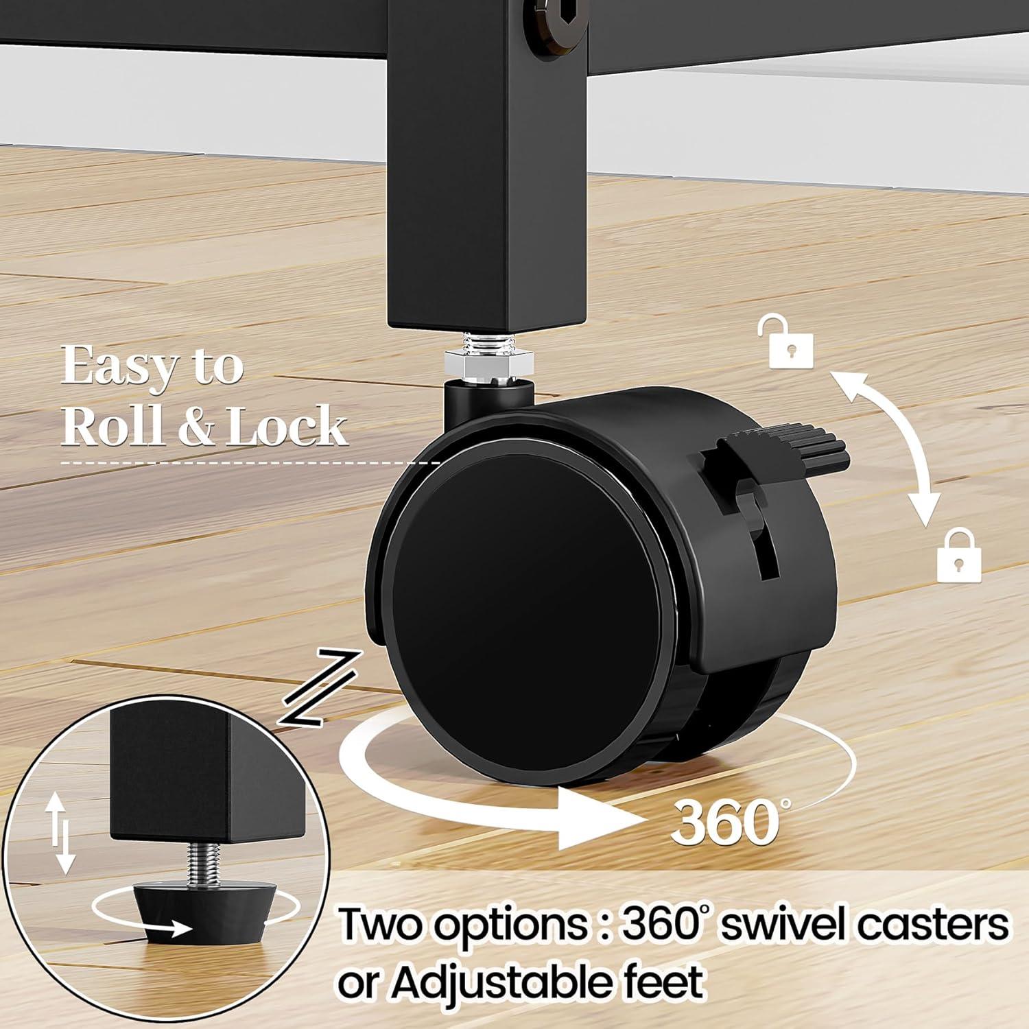 Cesto de Ropa Homedawn con 3 Bolsas Extraíbles 60L Marrón