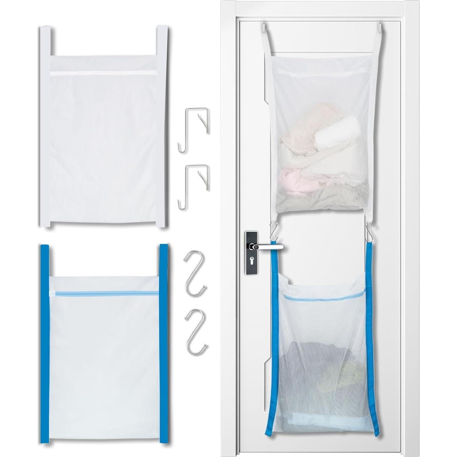 Bolsa Hamper de Ropa Malla Artilife 2 Pcs Colgable 50.8x45.72 cm