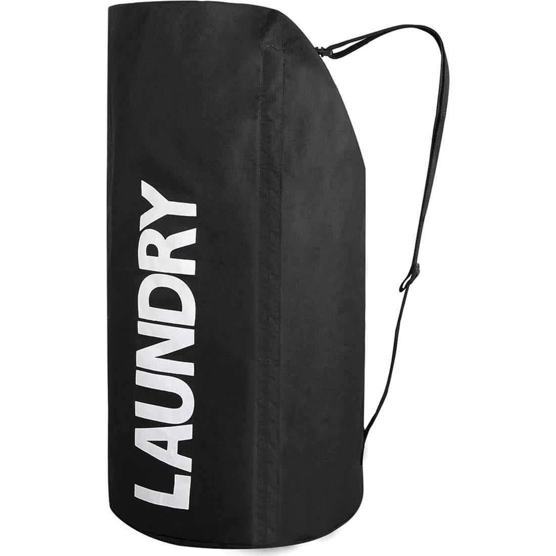 Bolsa de Lavandería Plegable WOWLIVE 44L Negra Impermeable