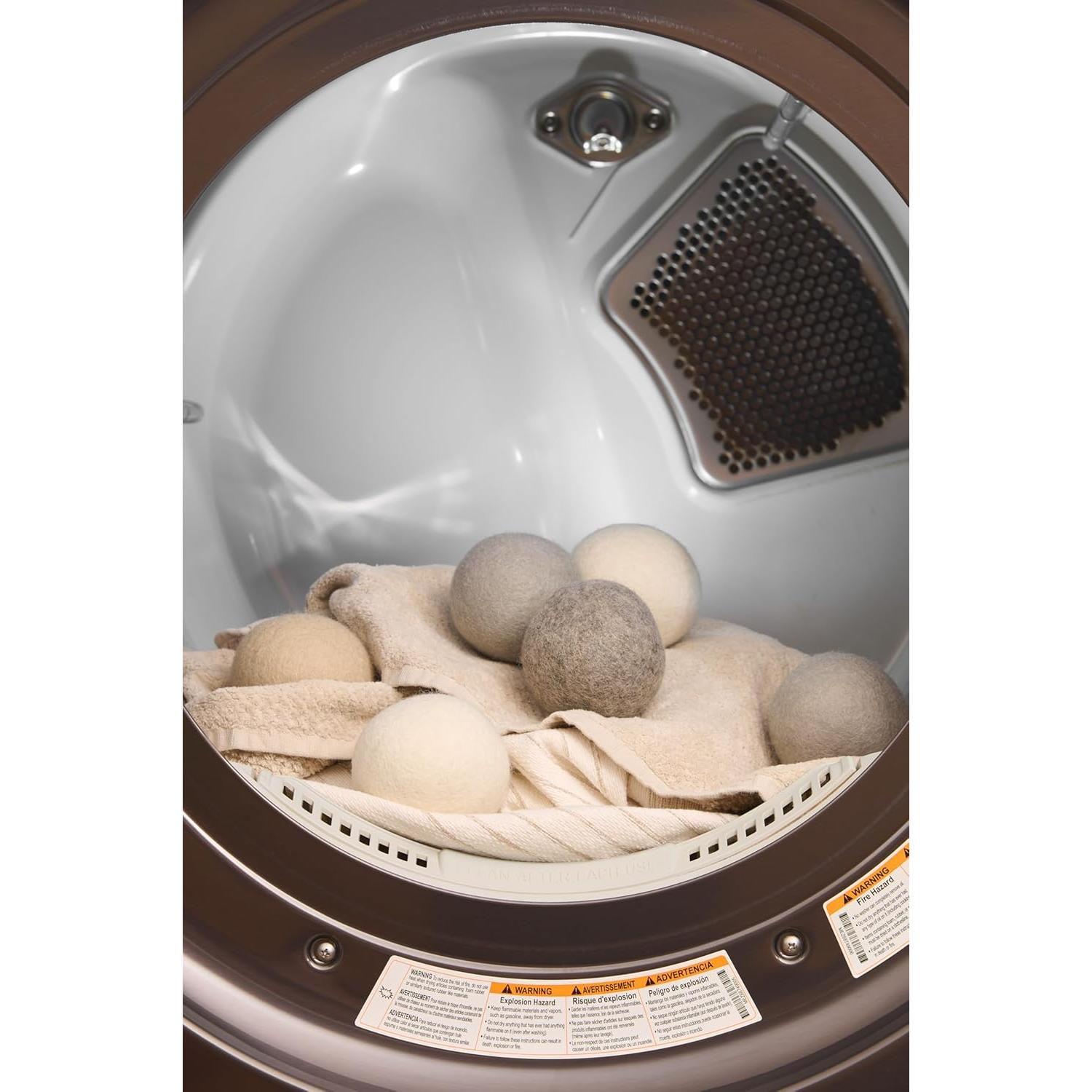 Bolas de Secado de Lana Madison Home - 6 Unidades XL Ecológicas