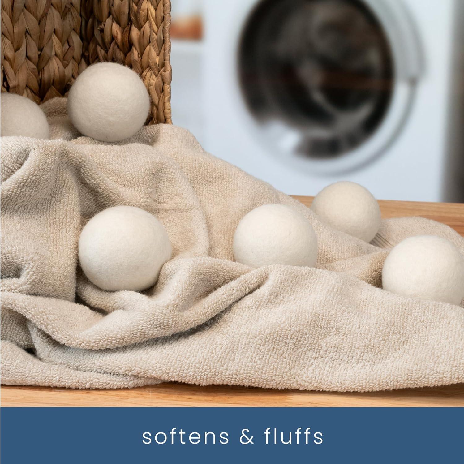 Bolas de Secado de Lana S&T INC. - 6 Piezas 7.4 cm