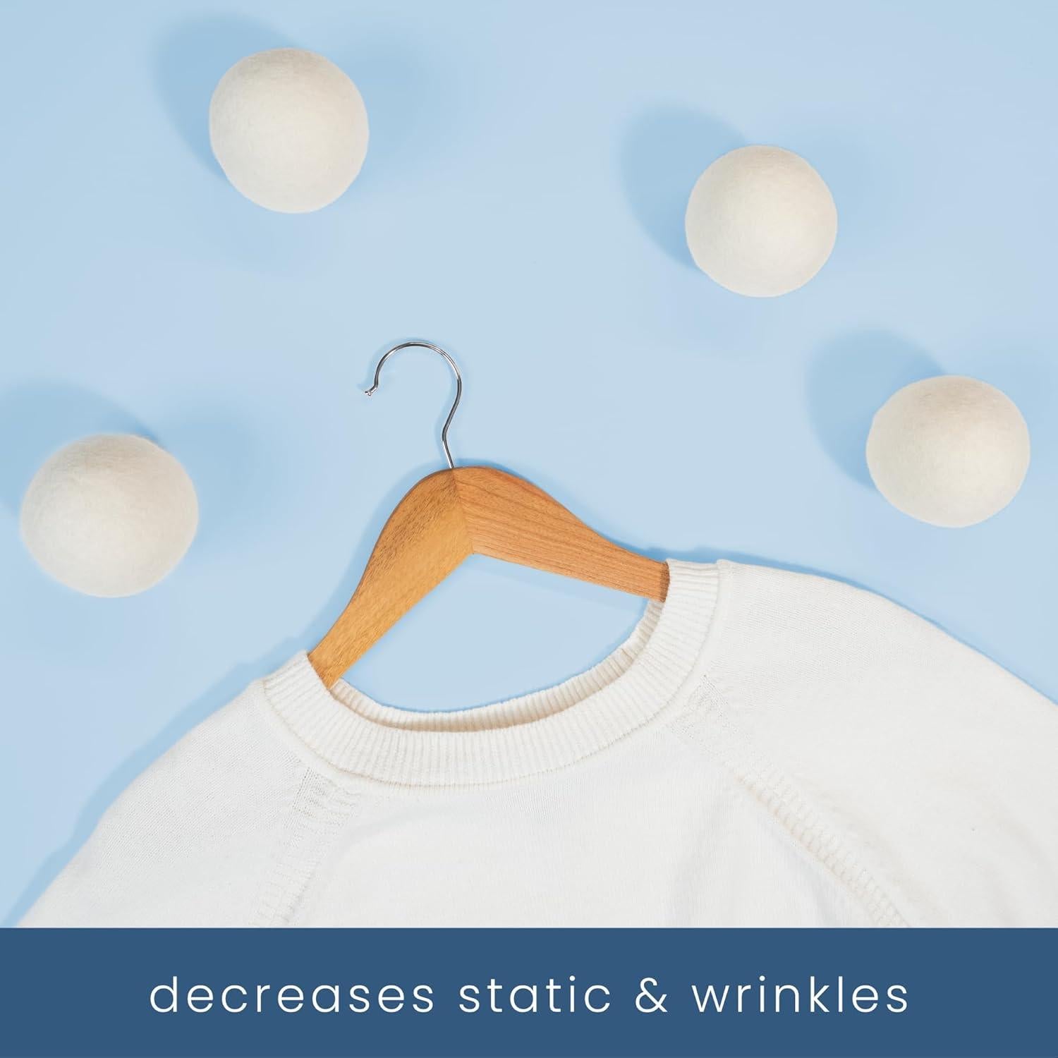 Bolas de Secado de Lana S&T INC. - 6 Piezas 7.4 cm