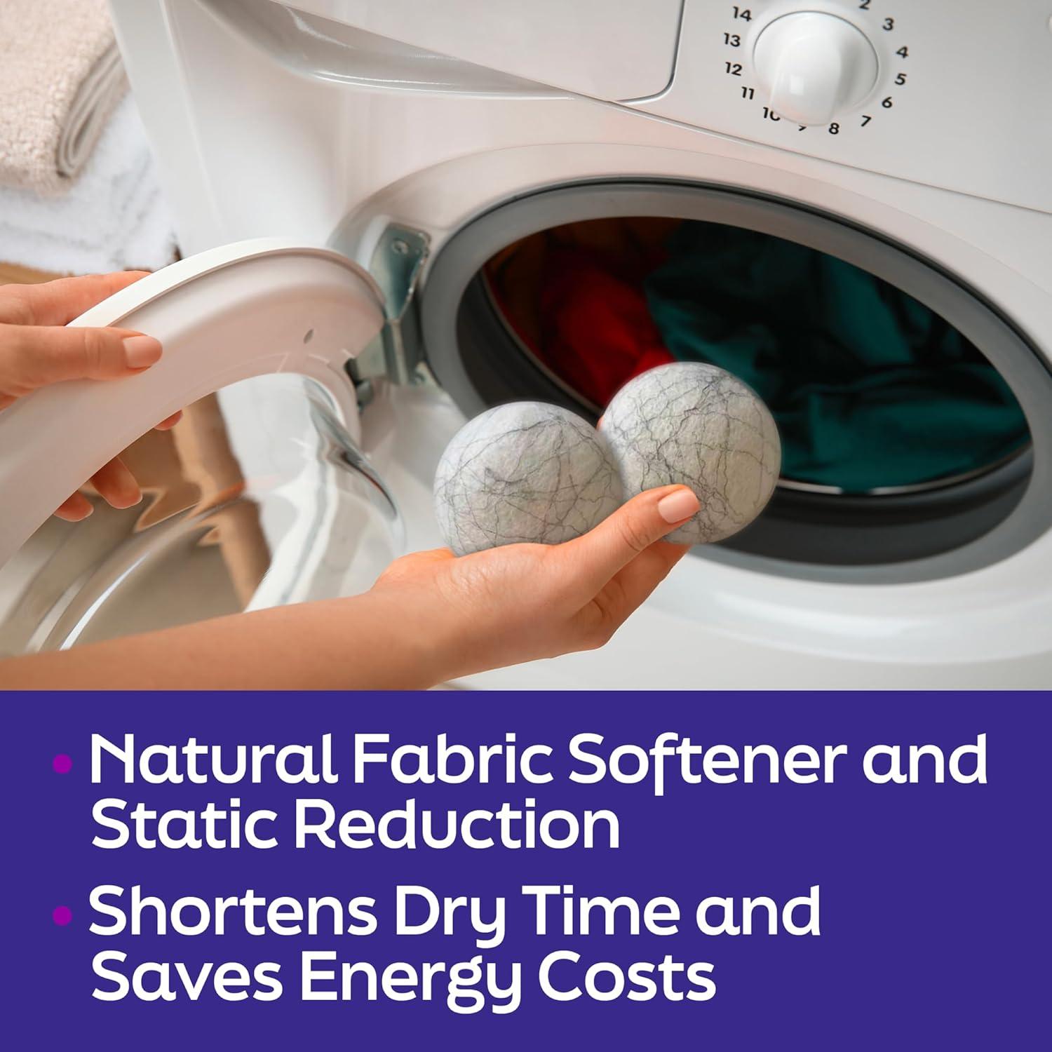 Bolas de Secado de Lana SilverWorks! - Paquete de 6 Ecológicas