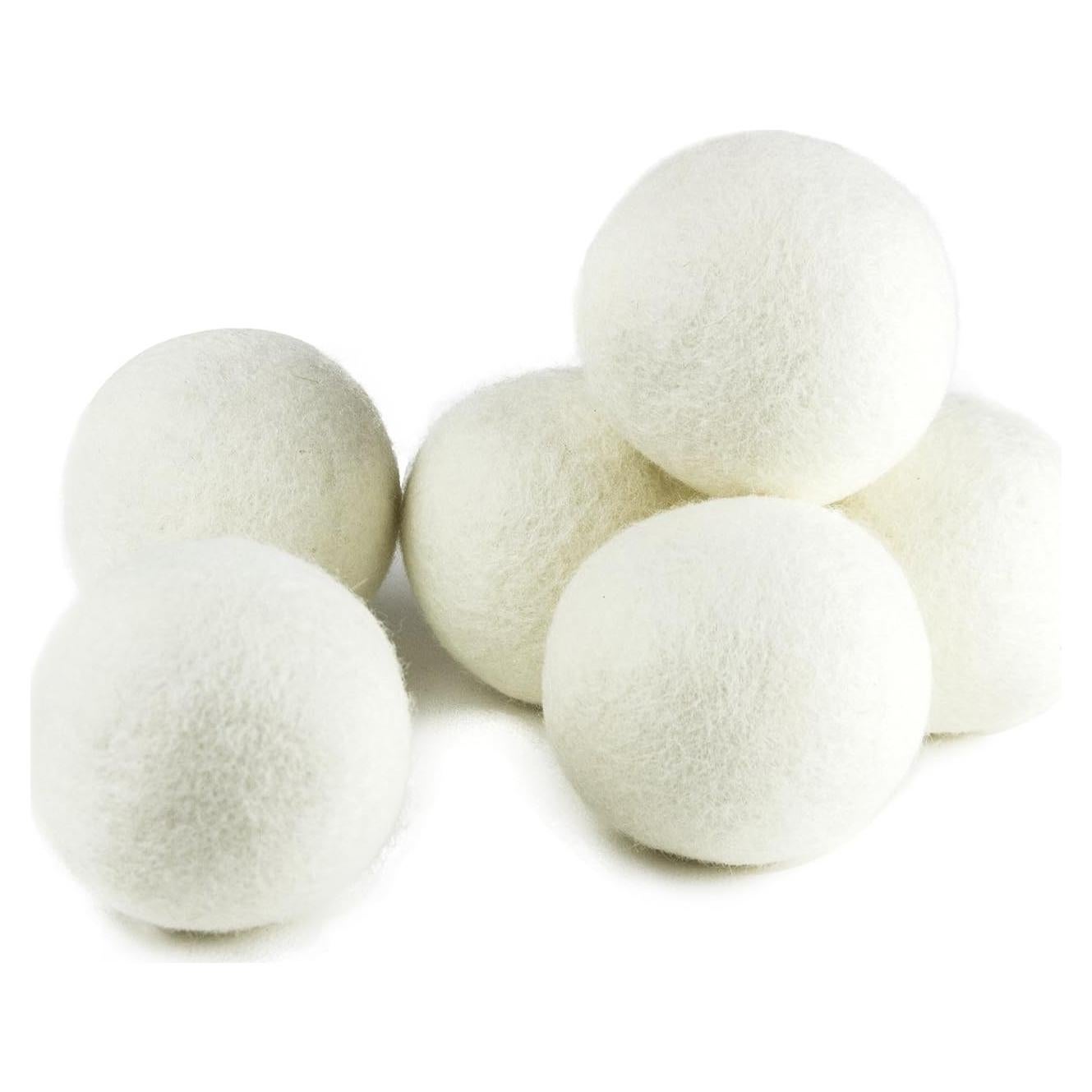 Bolas de Secado de Lana SnugPad XL 100% Orgánica 6 Piezas