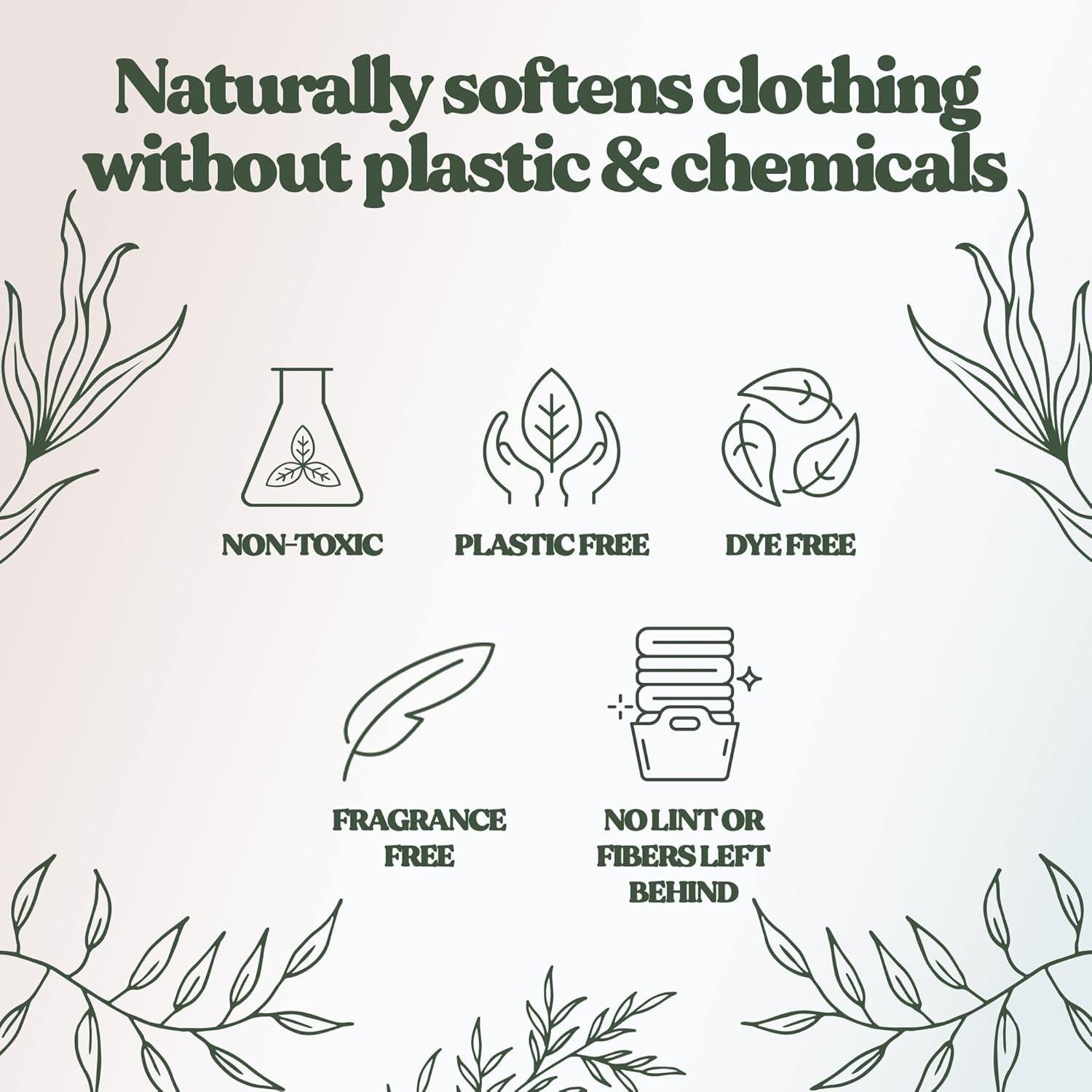 Bolas de Secadora de Lana FEBU - 6 Unidades - 100% Natural