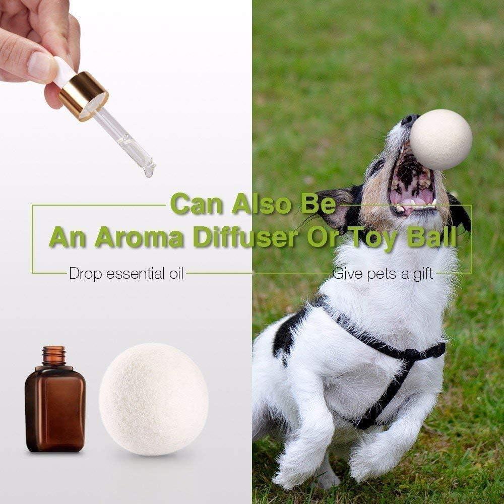 Bolas de Secado de Lana Lypumso XL - 100% Orgánica, 6 Piezas