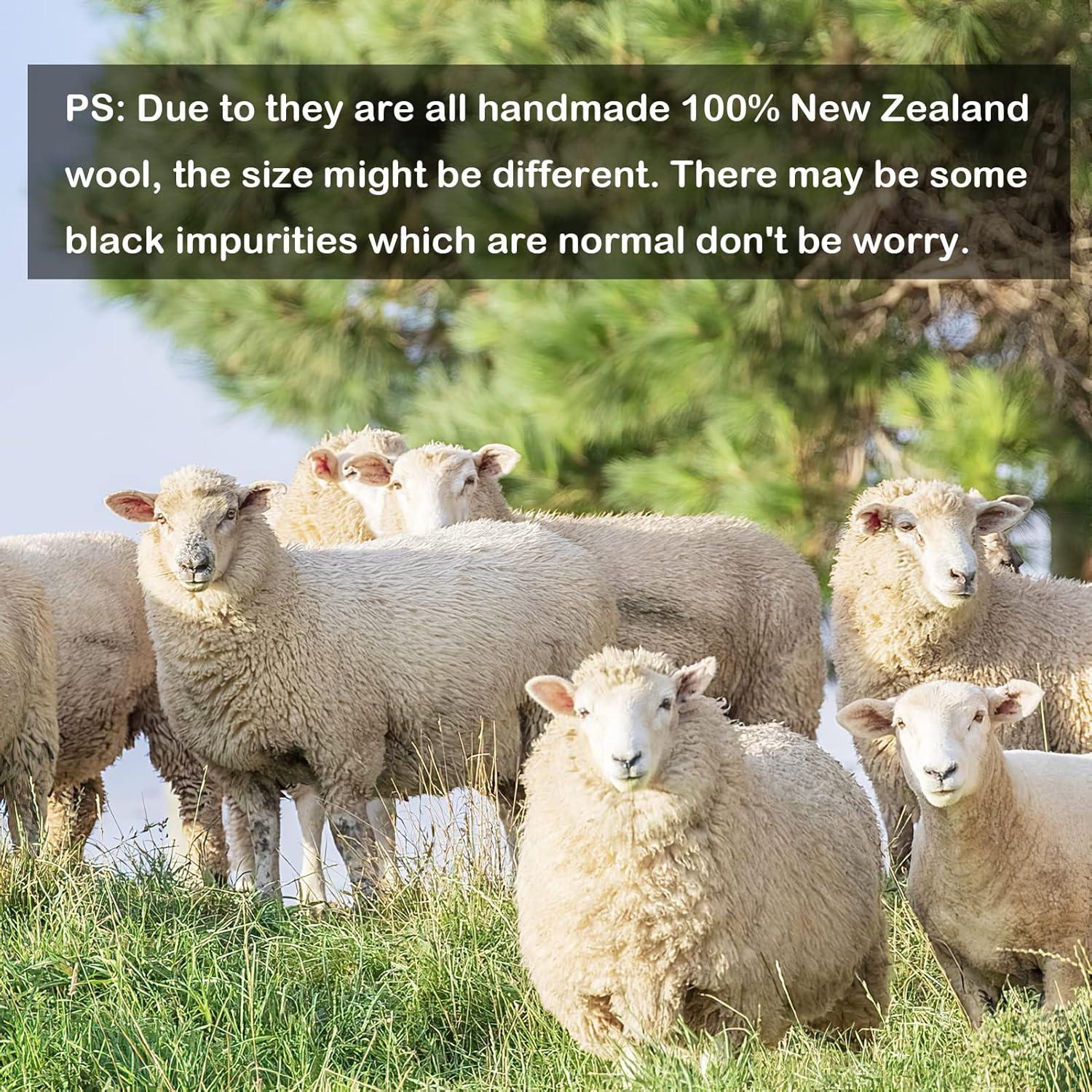 Bolas de Secado de Lana Kainga, 8 Piezas, 100% Natural