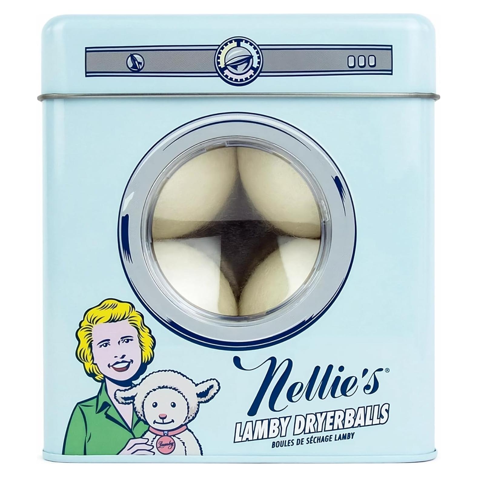 Bolas de Secado de Lana Nellie's Lamby - Paquete de 4
