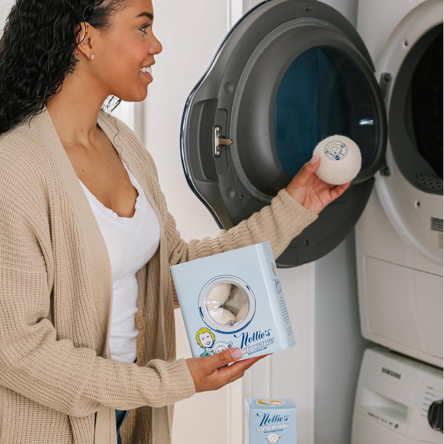 Bolas de Secado de Lana Nellie's Lamby - Paquete de 4