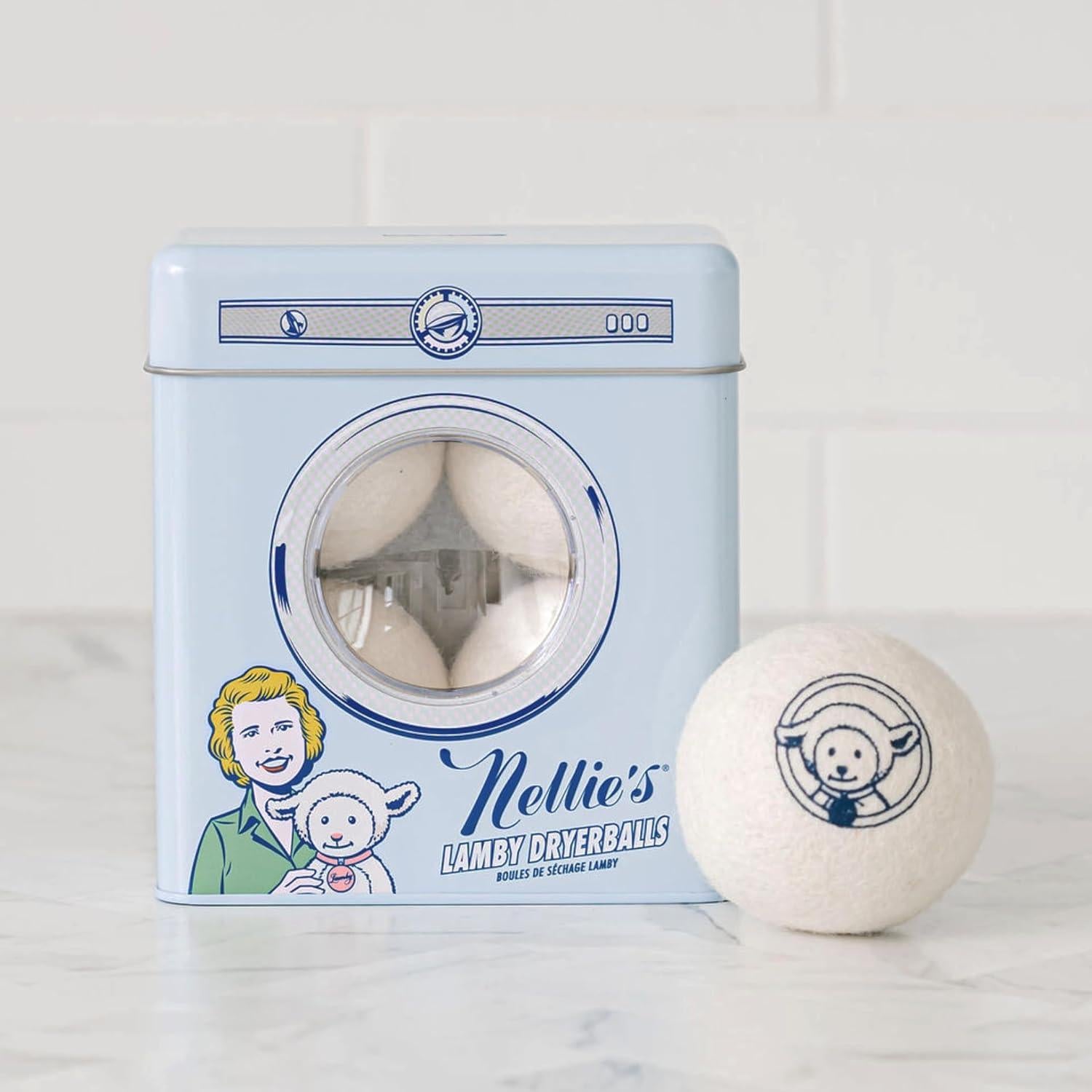 Bolas de Secado de Lana Nellie's Lamby - Paquete de 4