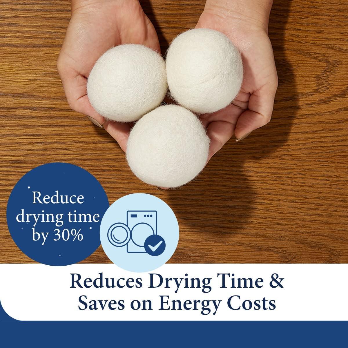 Bolas de Secado de Lana Cosy House - Suavizante Natural Ecológico - Paquete de 3