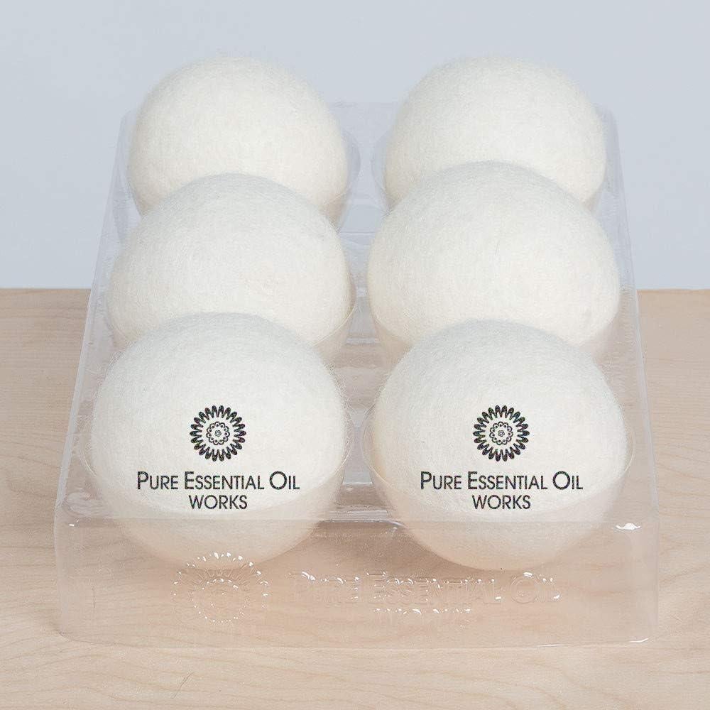 Bolas de Secado de Lana Orgánica Wool Works - 6 Unidades 56.7g