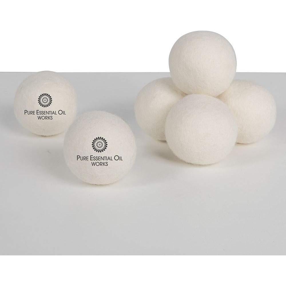 Bolas de Secado de Lana Orgánica Wool Works - 6 Unidades 56.7g