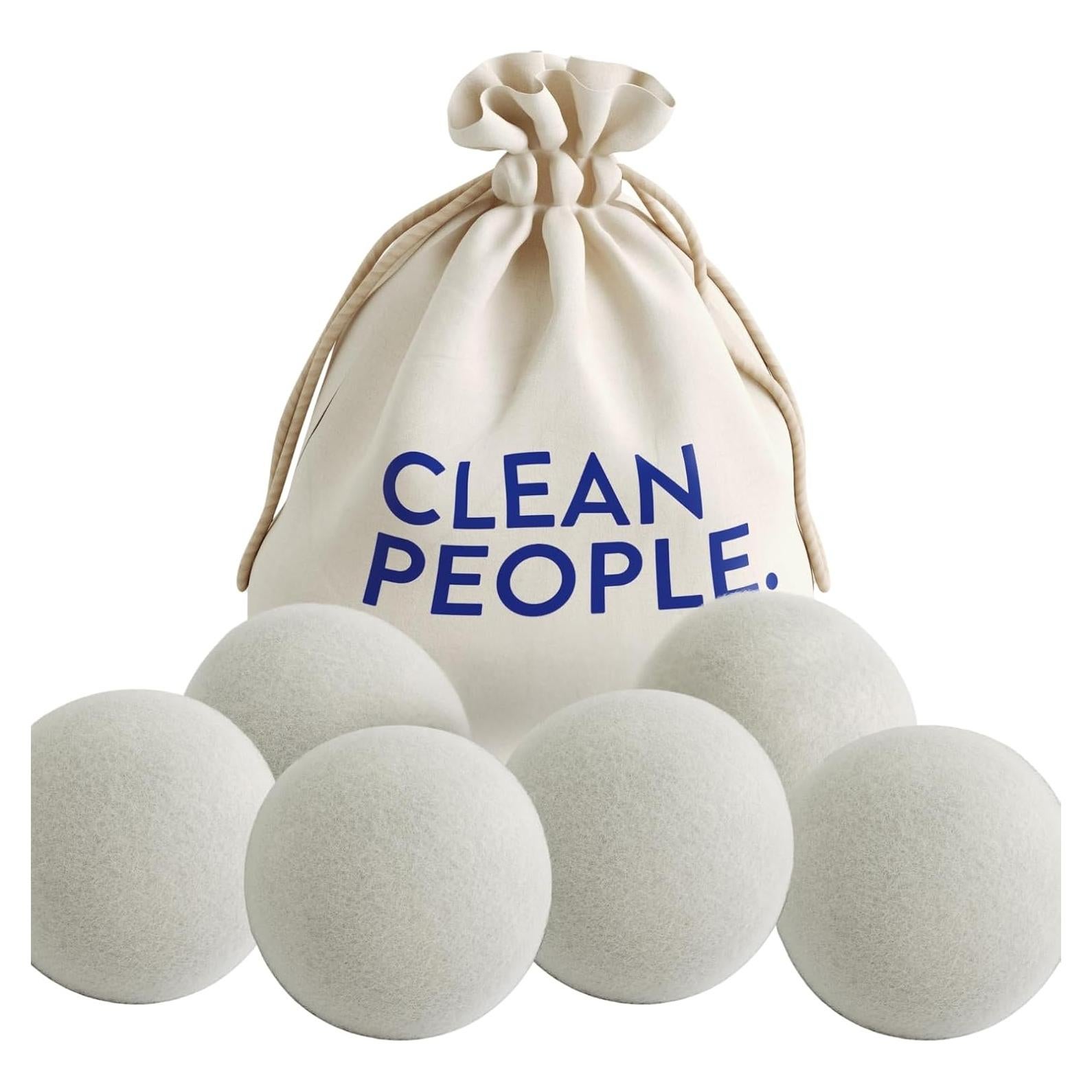 Bolas de Secado 100% Lana Clean People - Paquete de 6