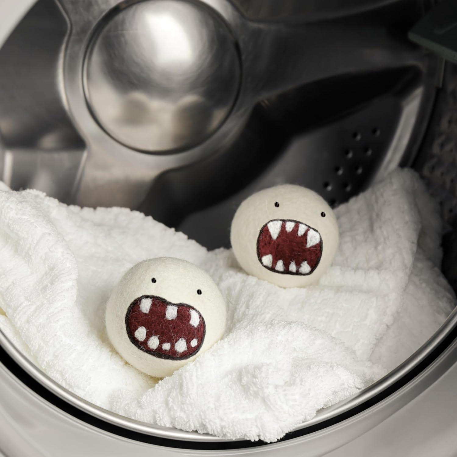 Bolas de Secado de Lana Woolbuddy - Paquete de 6 Monstruos