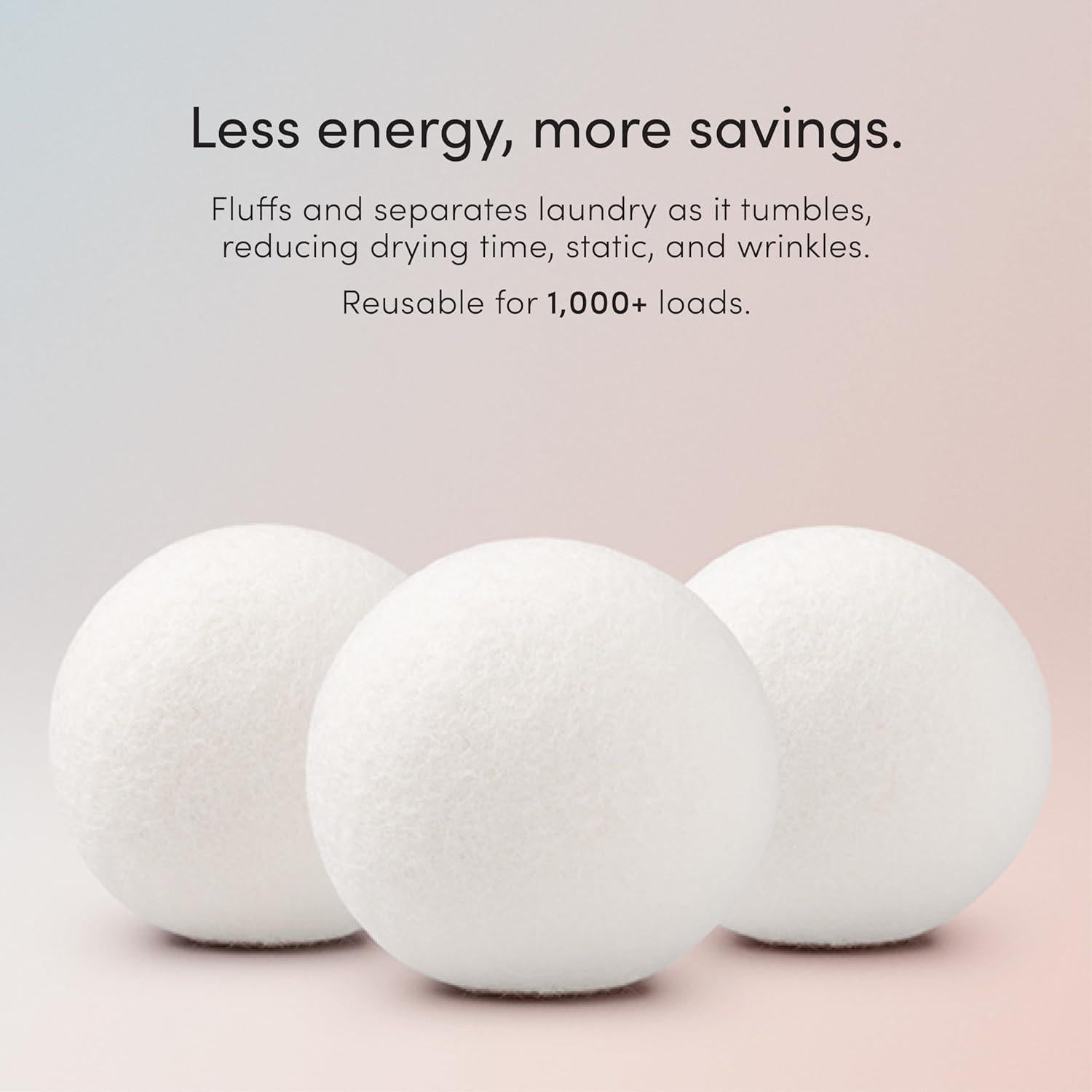 Bolas de Secadora de Lana Dirty Labs | 3 Unidades | 100% Biodegradables