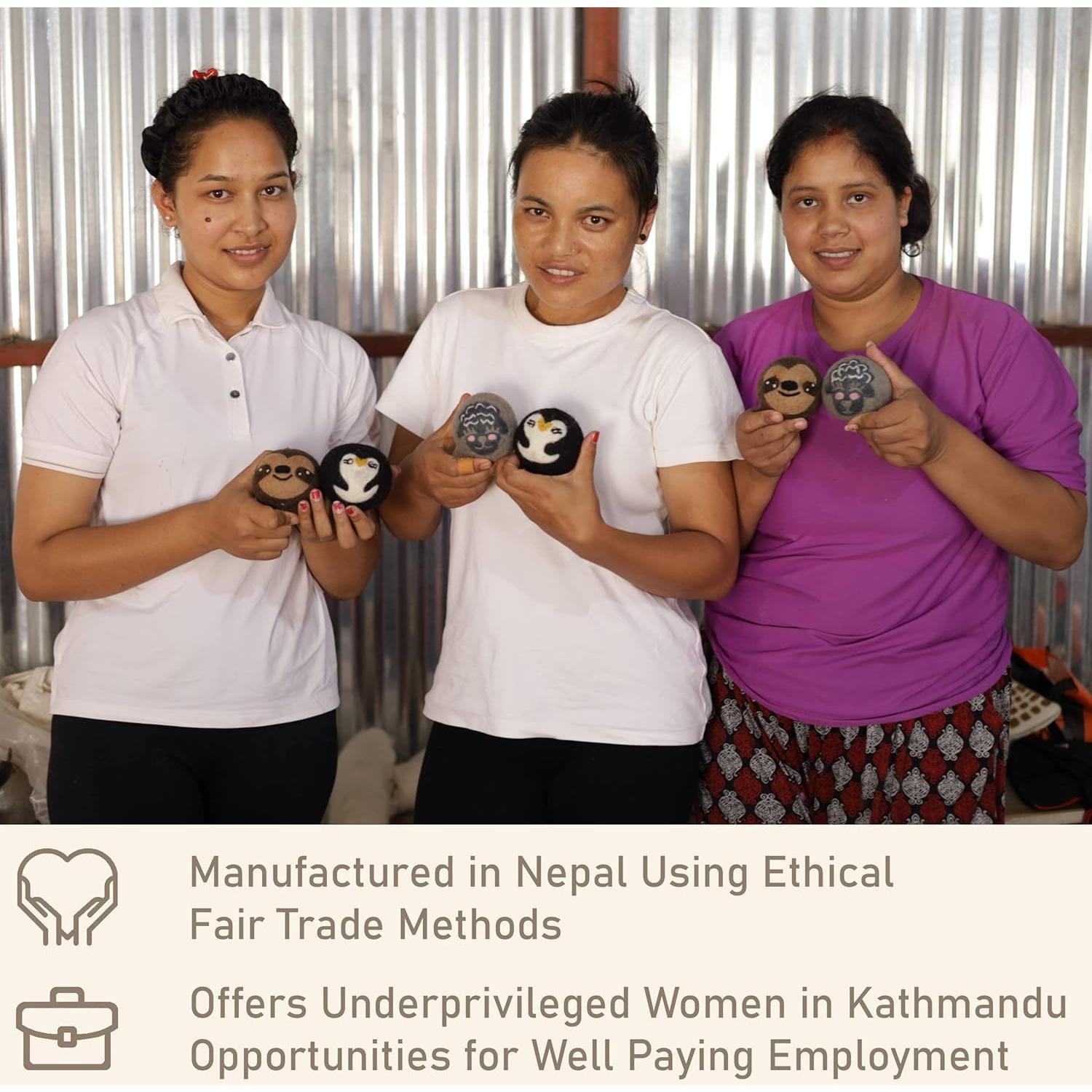 Bolas de Secadora de Lana Adornimal - 6 Piezas Animales