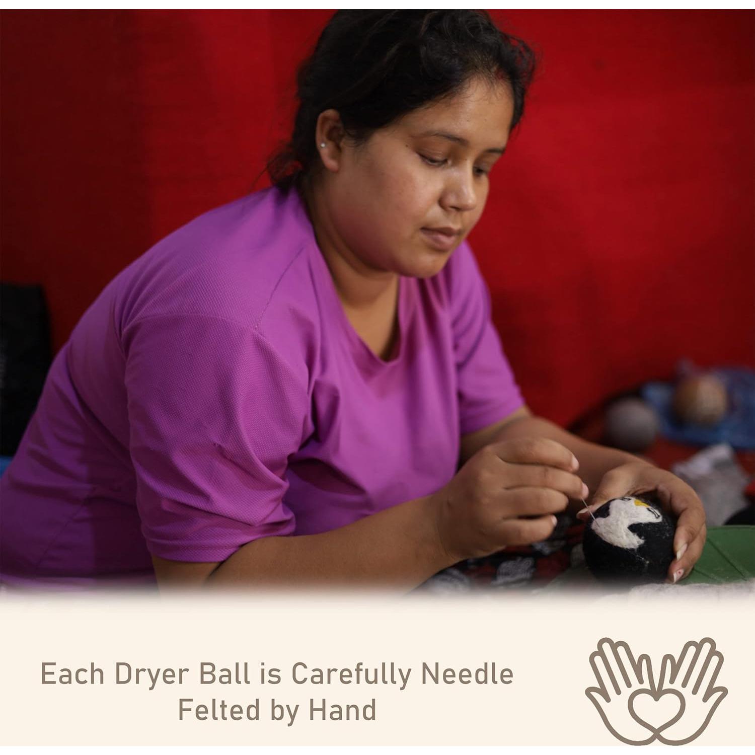 Bolas de Secadora de Lana Adornimal - 6 Piezas Animales