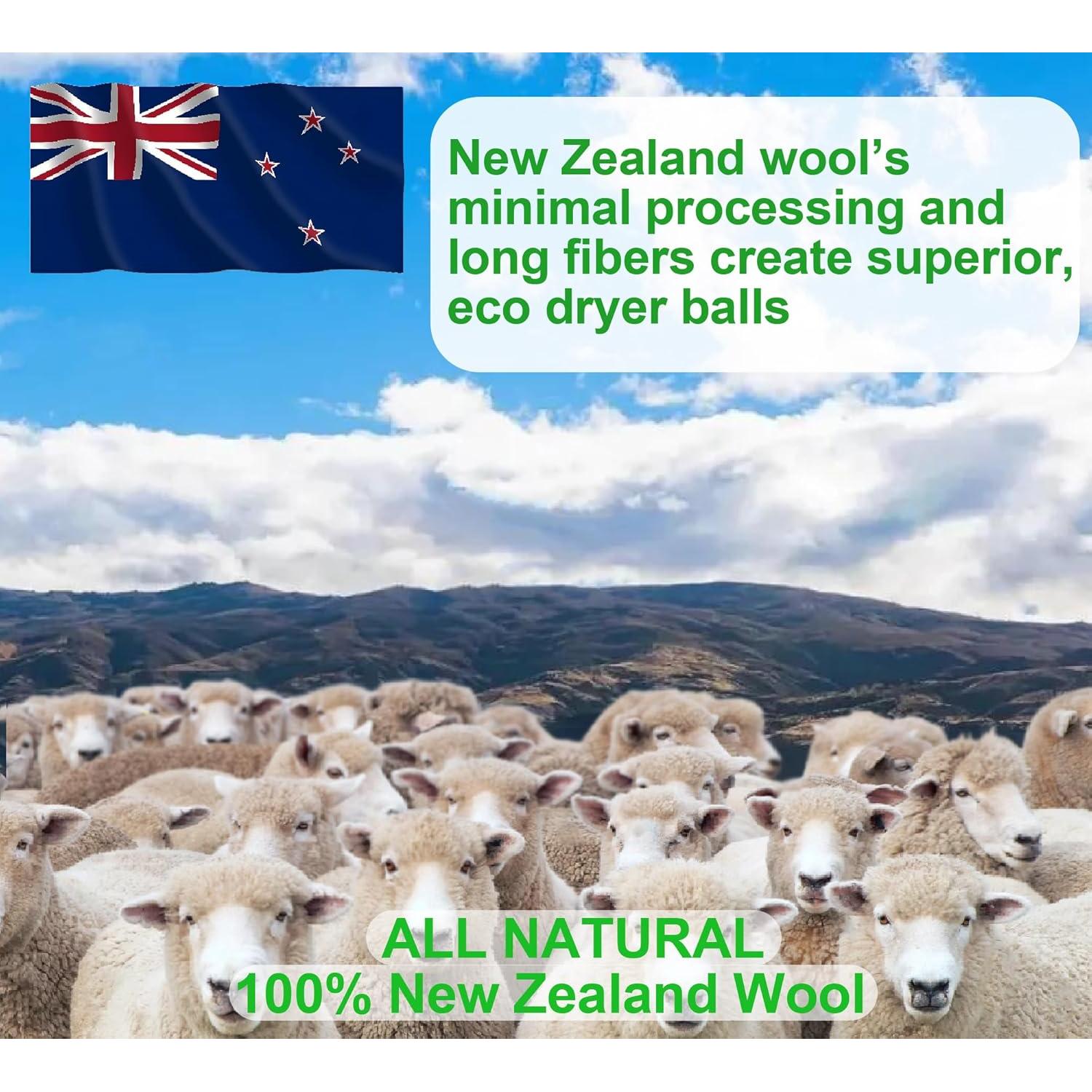 Bolas de Secadora de Lana Read and Work 6-Pack 7 cm