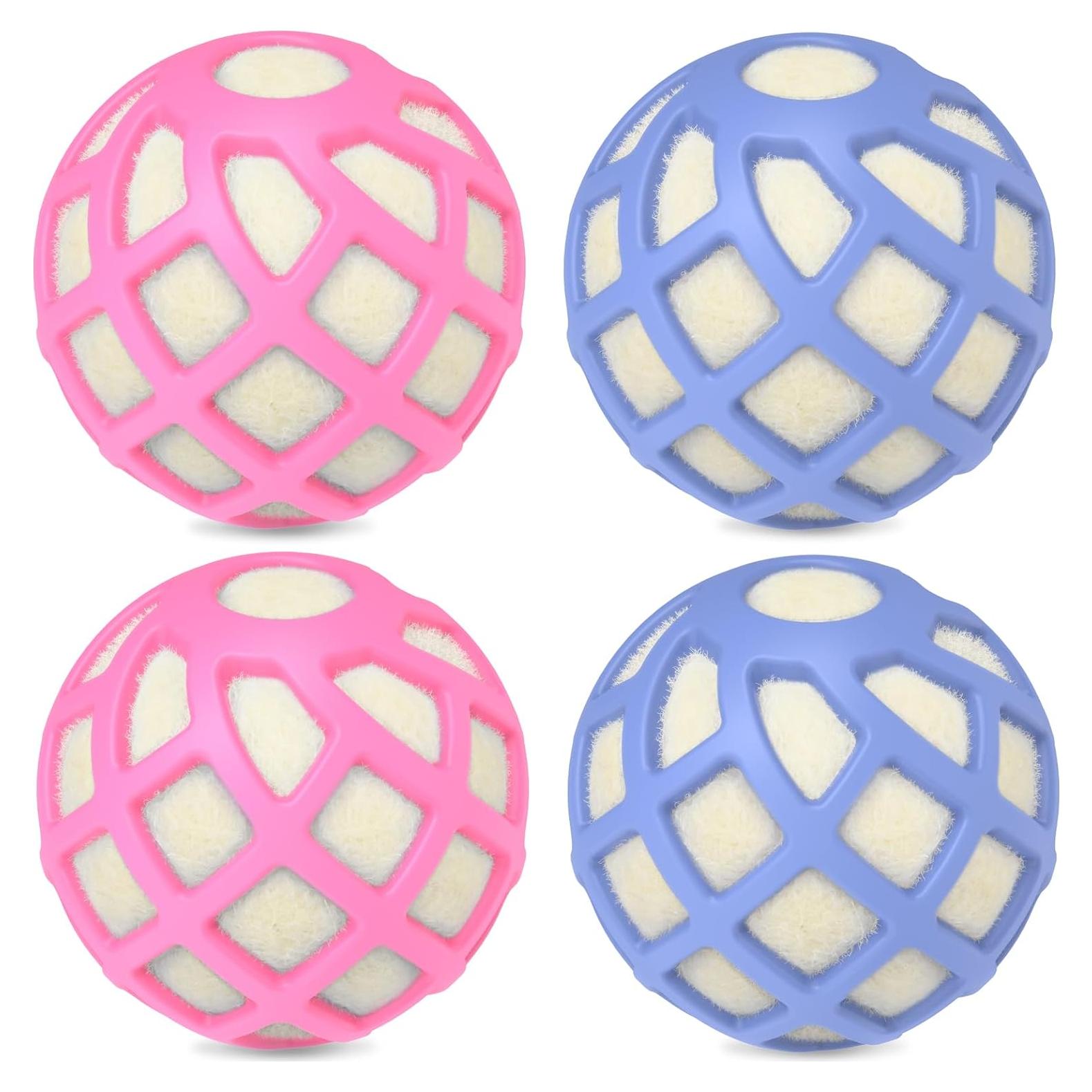 Bolas de Secado Sunseeke XL - Silicona y Lana Natural, 4 Pzas