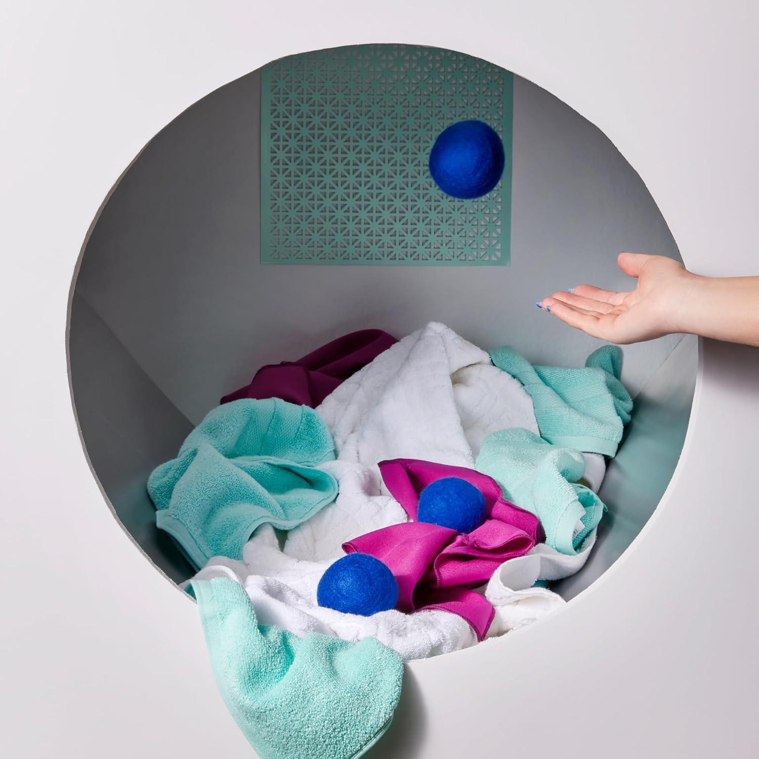 Kit de Pelotas de Secadora Capri Blue Volcano - 3 Pelotas de Lana + Aceite