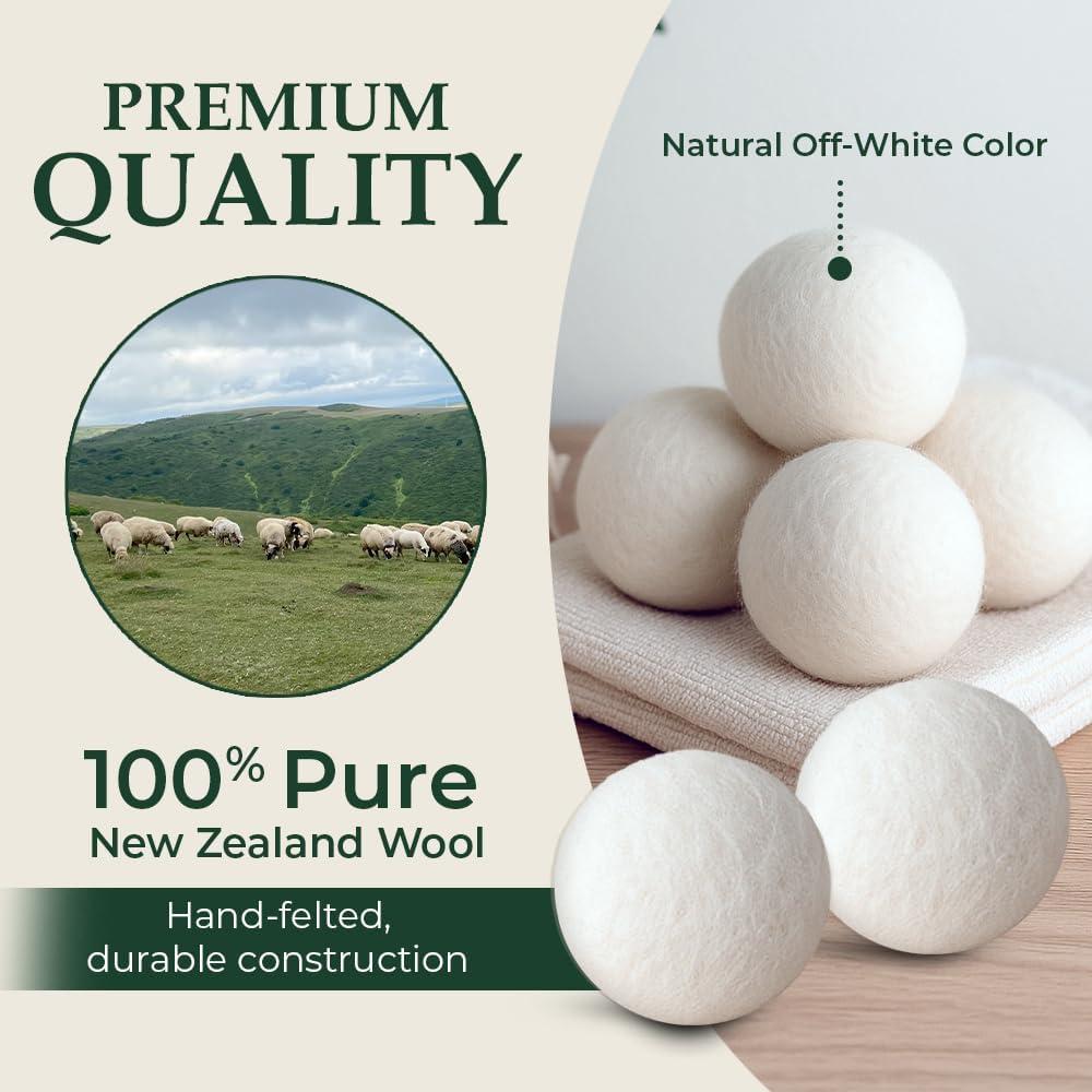 Bolas de Secado de Lana TidyRoot XL - Paquete de 6 Ecológicas