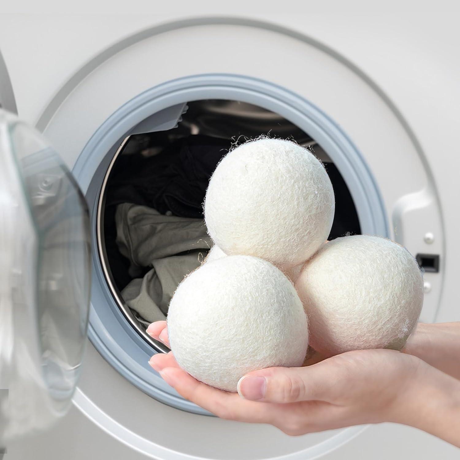 Bolas de Secadora de Lana ZERNBER XL 6 Piezas Ecológicas