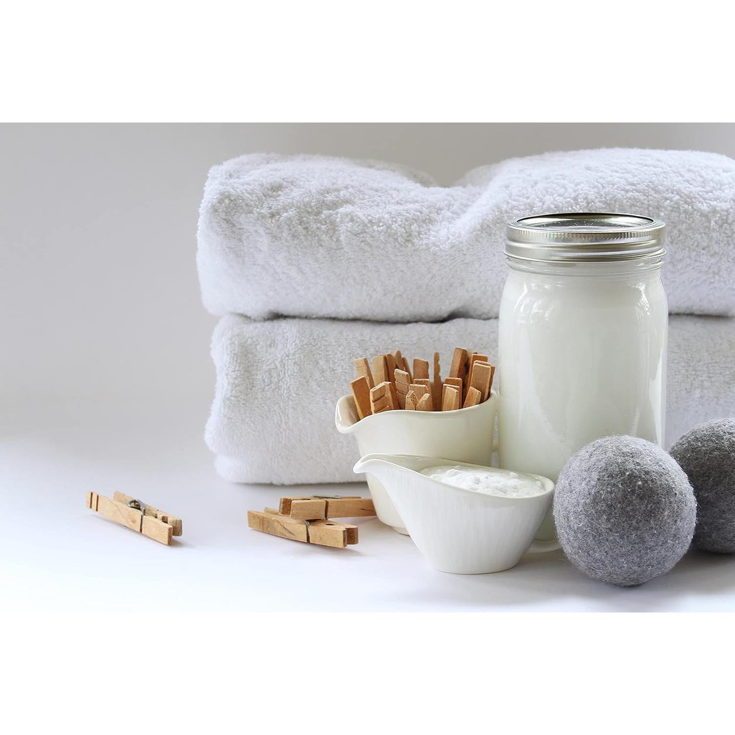 Bolas de Secado de Lana Natural Things - 100% Orgánicas, 6 Unidades