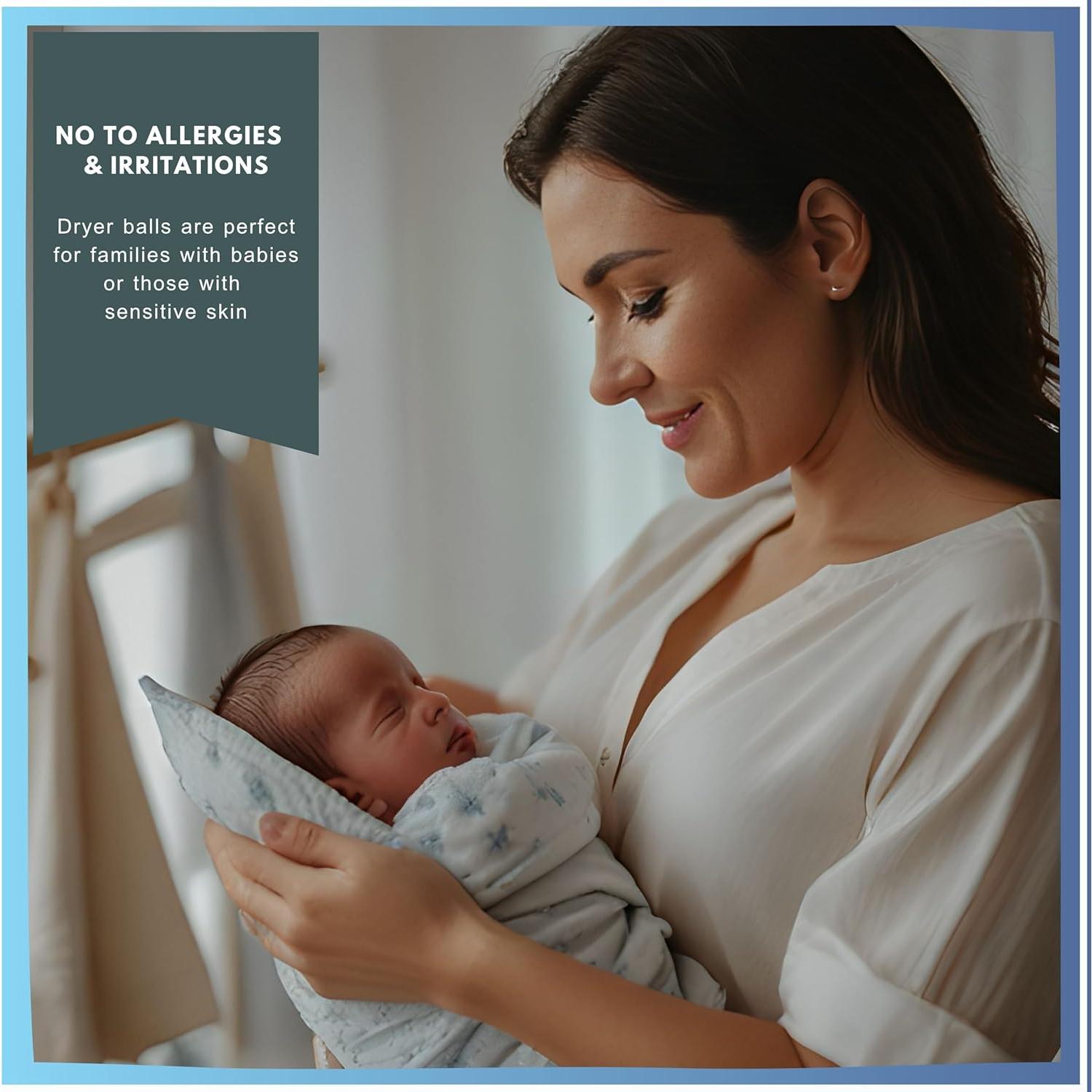 Bolas de Secadora de Lana XL Littlestforest - Suavizante Natural Hipoalergénico