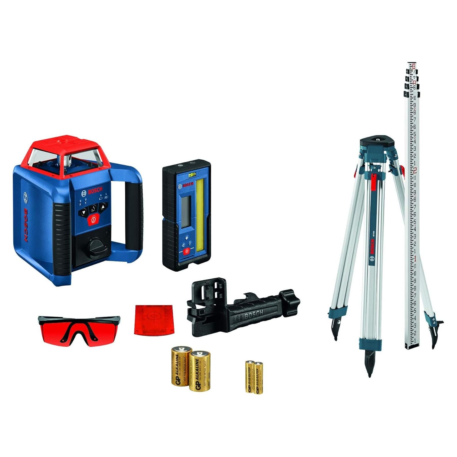 Láser Rotativo Bosch GRL2000-40HK Kit Completo 609,6 m