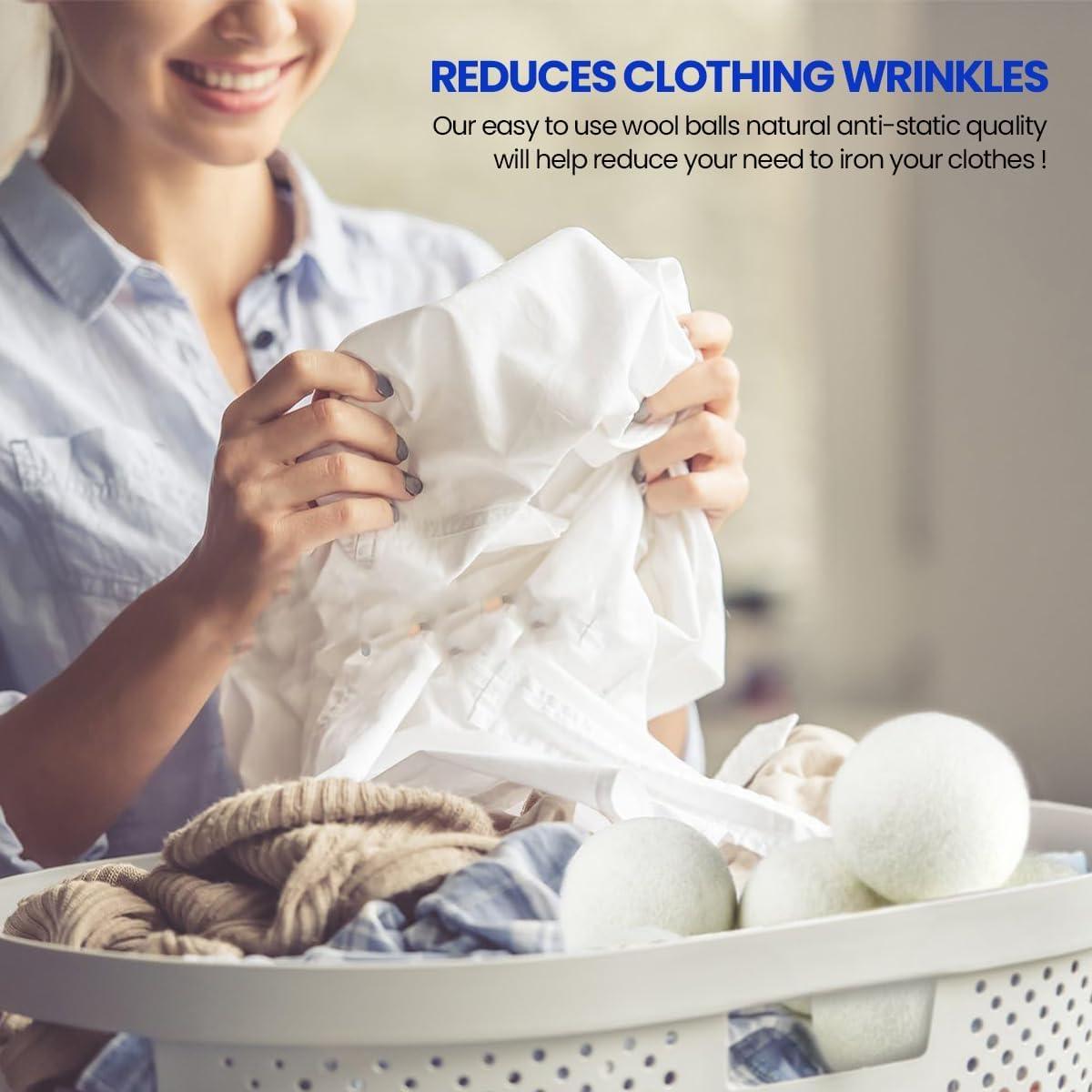 Bolas de Secado de Lana Unique Craft 6-Pack XL Ecológicas