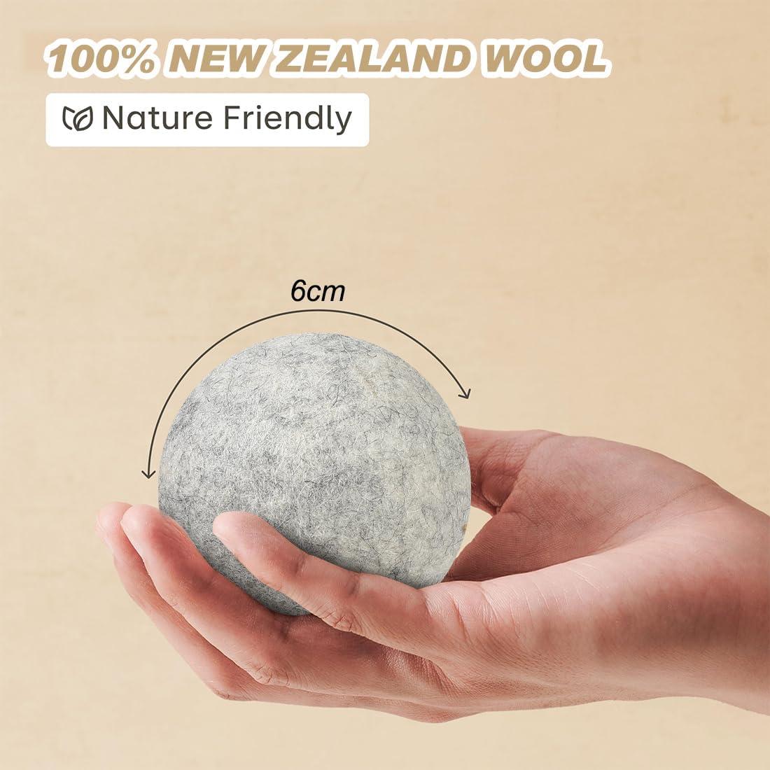 Bolas de Secado de Lana LINXIU - Paquete de 6 Reutilizables