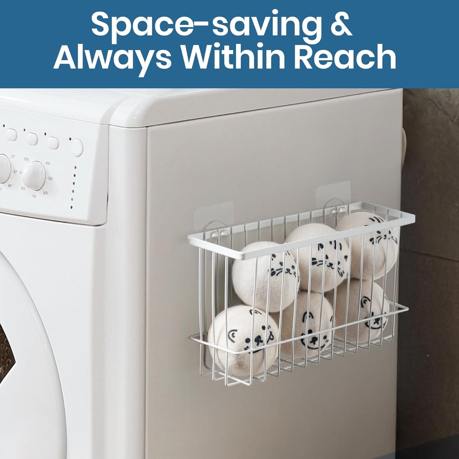 Bolas de Secado de Lana Delomo - 6 Reutilizables, Soporte Incluido