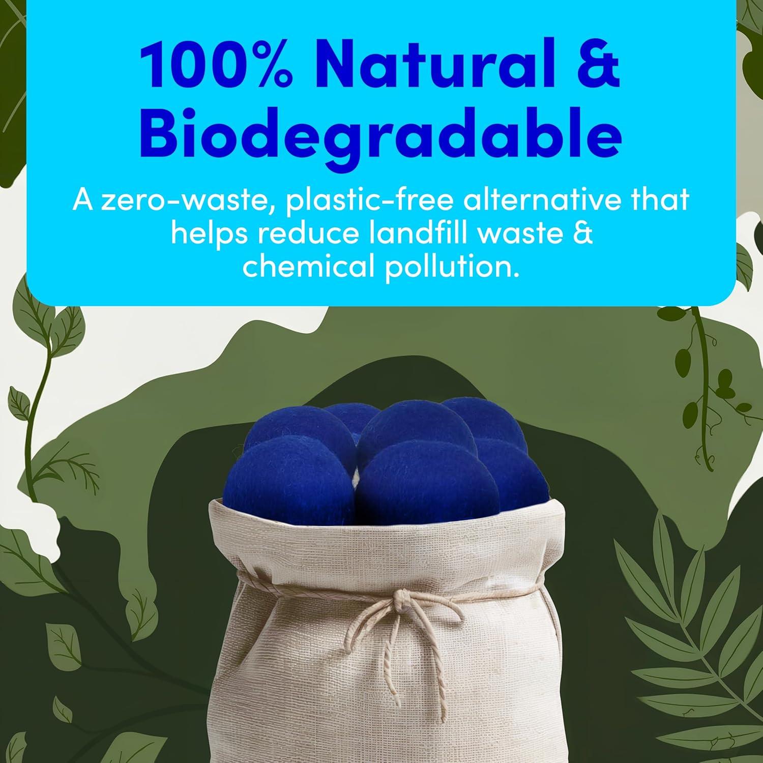 Bolas de Secado de Lana Zero Trace - Reutilizables y Ecológicas